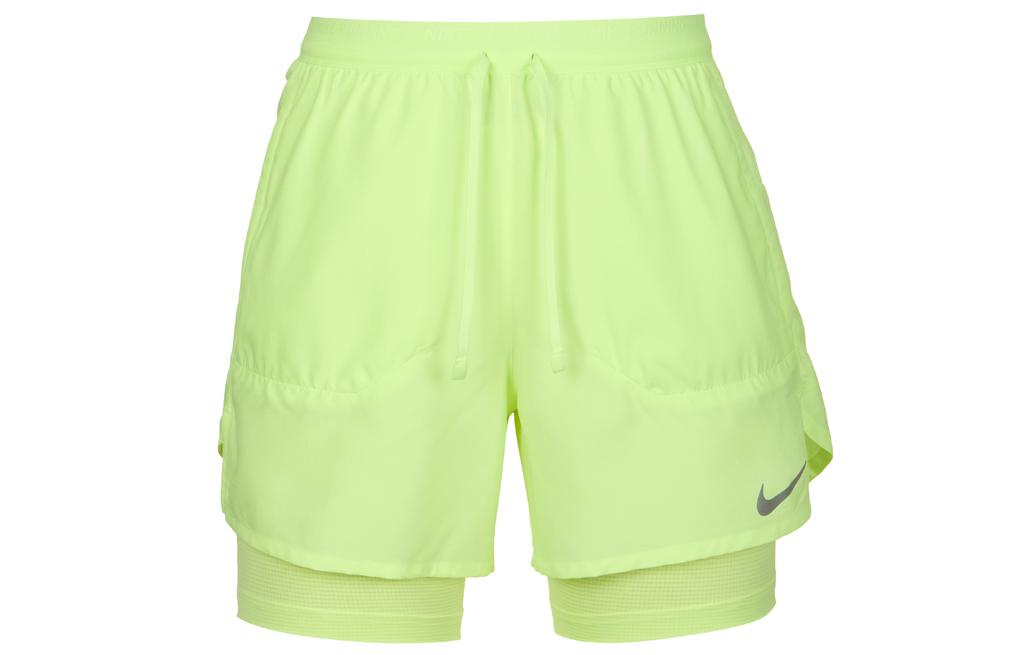Nike Спортивные шорты Dri Fit мужские светло-желто-зеленые FN2993-701