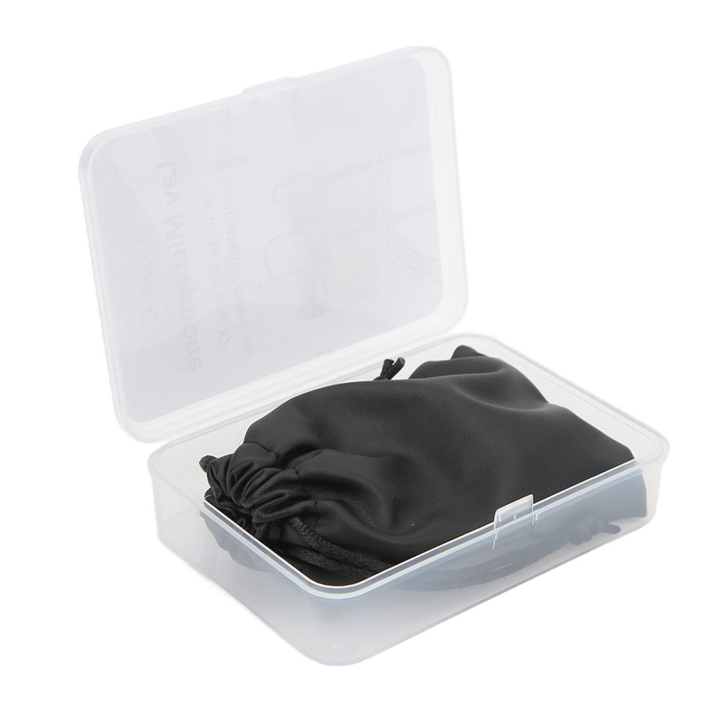 Wireless Lavalier Microphone ‑34dB Metal Lapel Mic for Insta360 ONE R Type C Smartphone 1.5M