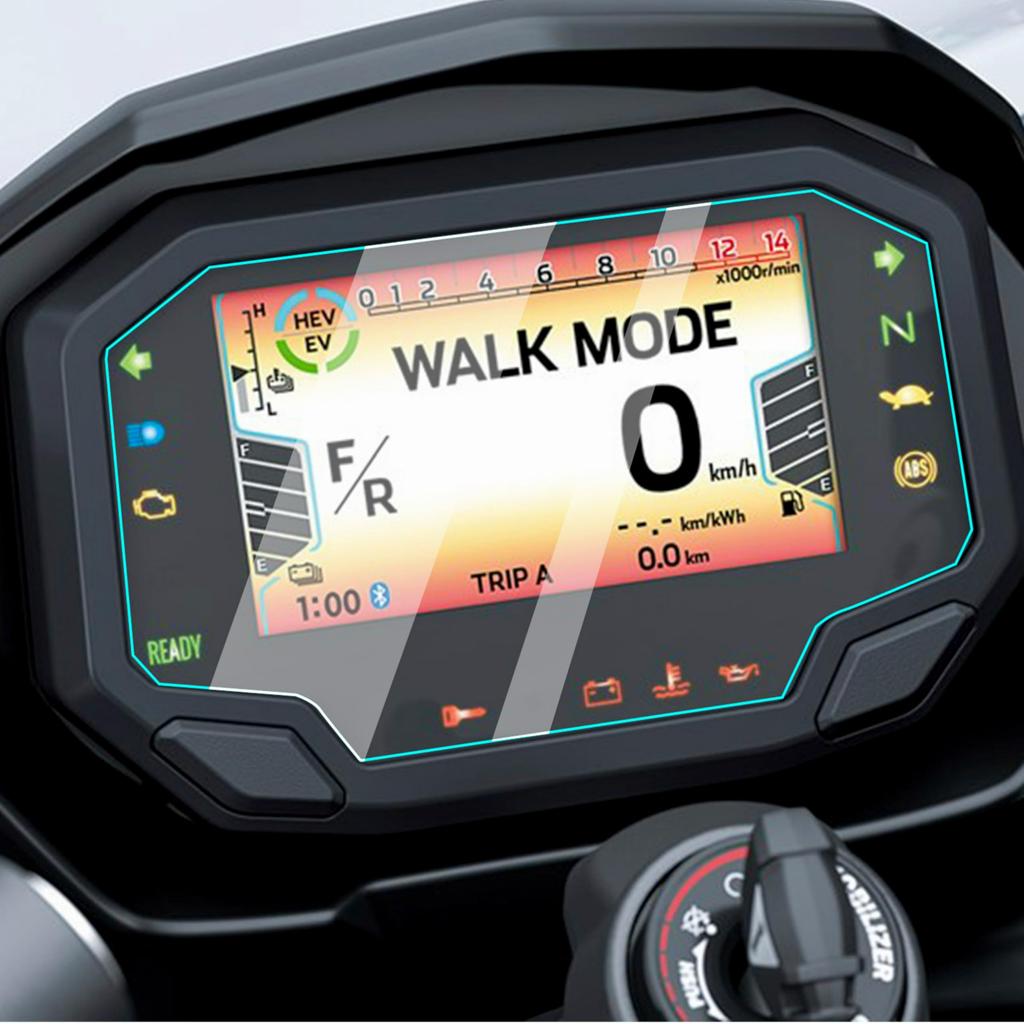 [Комплект из 2 штук] Защитная пленка для приборной панели для Kawasaki Z Ninja E-1 | Ninja 7