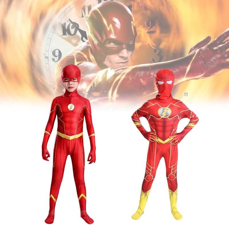 Comics The Flash Milk Silk Cosplay Jumpsuit For Roleplay And Stage Performance Special Characters Included