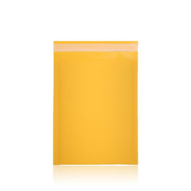 Yellow Kraft Bubble Envelope - Shockproof Foam Packaging for Clothing & Screen Printing