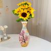 3D Puzzle Vaza Kattalar uchun DIY Gul mavzusidagi Puzzle Vaza 160 ta Puzzle Vaza Uy sovg'asi Uy bezagi