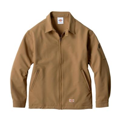 Рабочая куртка Dickies D-7570 с длинным рукавом, стрейч, классическая, стильная, мужская и женская, с наклейкой CO-COS Pro Uni, размер 14. Хаки, XXL