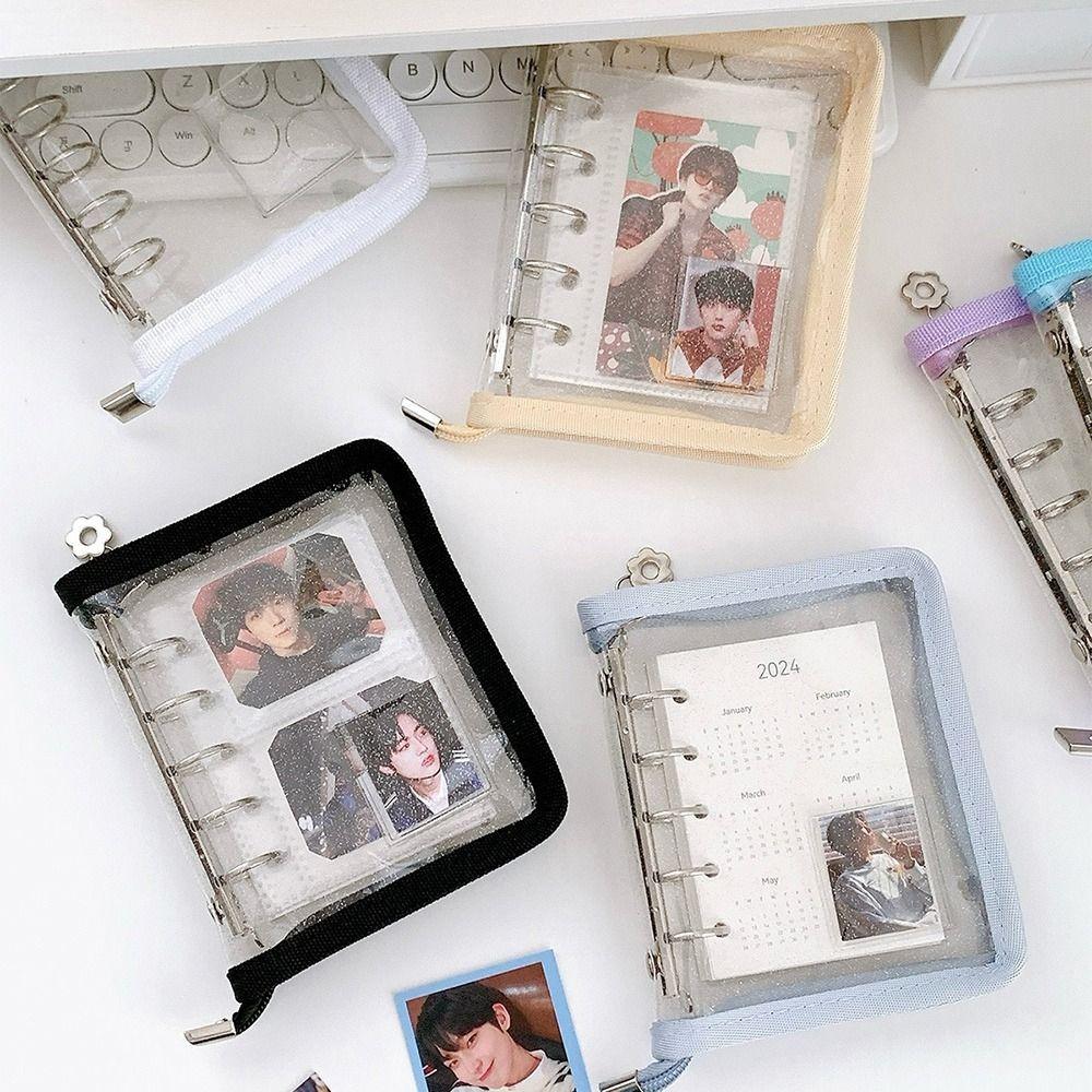 Zipper Notebook Cover Loose-leaf Photocard Binder New Photo Album  Girl