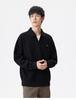 345g Japanese style Waffle patchwork soft and loose men's hoodie