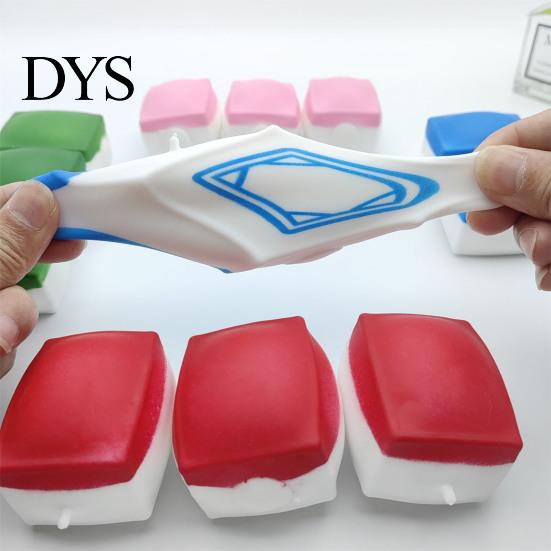 Chinese Mahjong Toy Stress Relief Toy, Tile Squeeze Fidget Pinch Toys Soft Stretchy Sensory for Home Office Classroom Anxiety Gadget