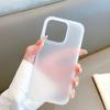 Transparent Frosted Anti-Fingerprint Mobile Phone Shell Protective Matte Cover Soft Silicone Case for iPhone