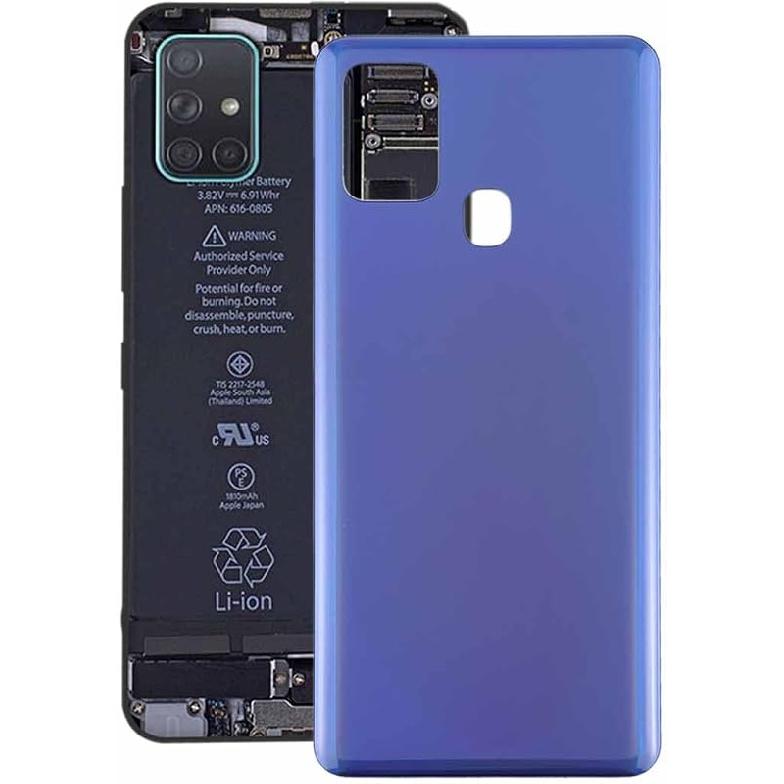 Задняя крышка аккумулятора для Samsung Galaxy A21s, Корпус, Запасная часть для ремонта Galaxy A21s (черный)
