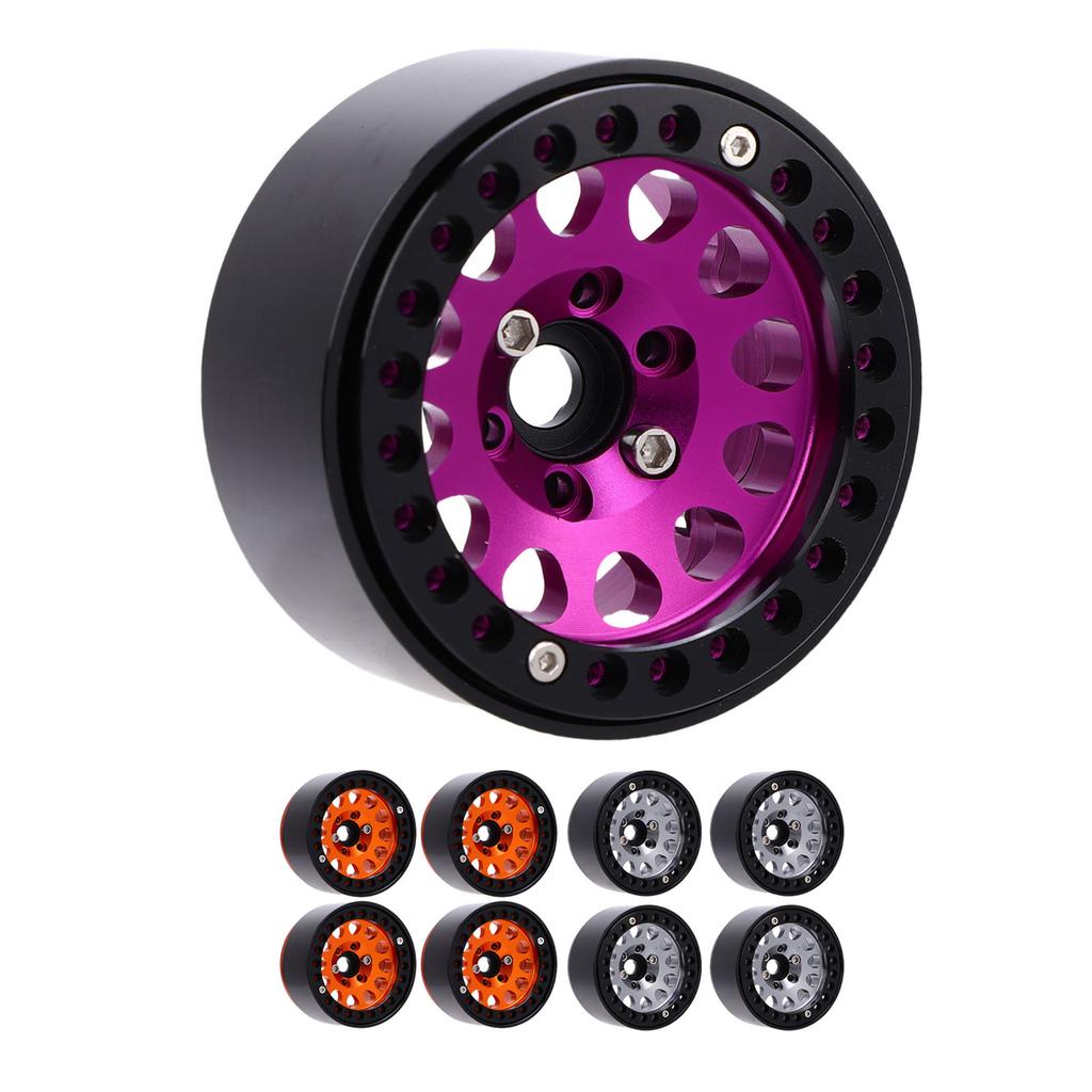 4pcs 1.9 Inch RC Wheel Hub RC Accessories Aluminum Alloy Wheel Hub for 1/10 RC Crawler Car