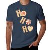 Hohoho Christmas Cookies Tshirt Sports Casual Short Sleeve Cotton Tee