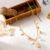 Mermaidcore Seashell Pearl Belly Chain for Women Gold Color Starfish Charm Boho Choker Summer Vacation Resort Jewelry