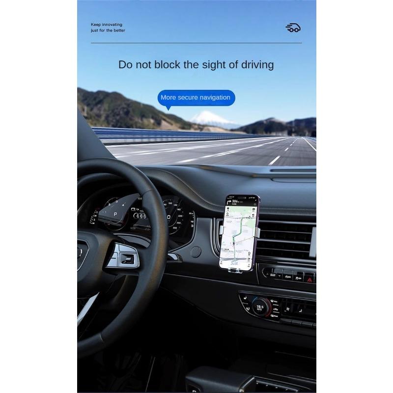 [Сплав] Металлический автомобильный держатель для телефона Высококачественный стабильный автомобильный вентиляционный отверстие Специальный универсальный универсальный навигационный держатель Новый (Стабильный крючок)