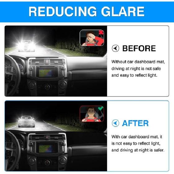 Для Toyota 4Runner 2010 2011 2012 2013 2014-2024 Черный коврик на приборную панель Чехол на приборную панель