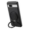 DENIOR A14 Для Google Pixel 7a Магнитный Чехол Поворотная Подставка Кожаный PC TPU Чехол для Телефона
