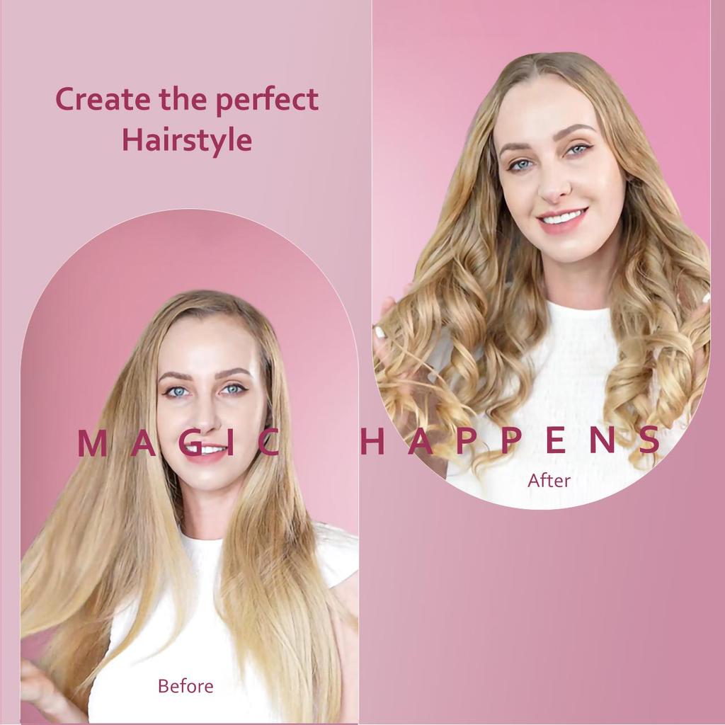 1шт бигуди для завивки волос Lron Curling Wand щипцы для завивки волос женские большие объемные волны не повреждают волосы