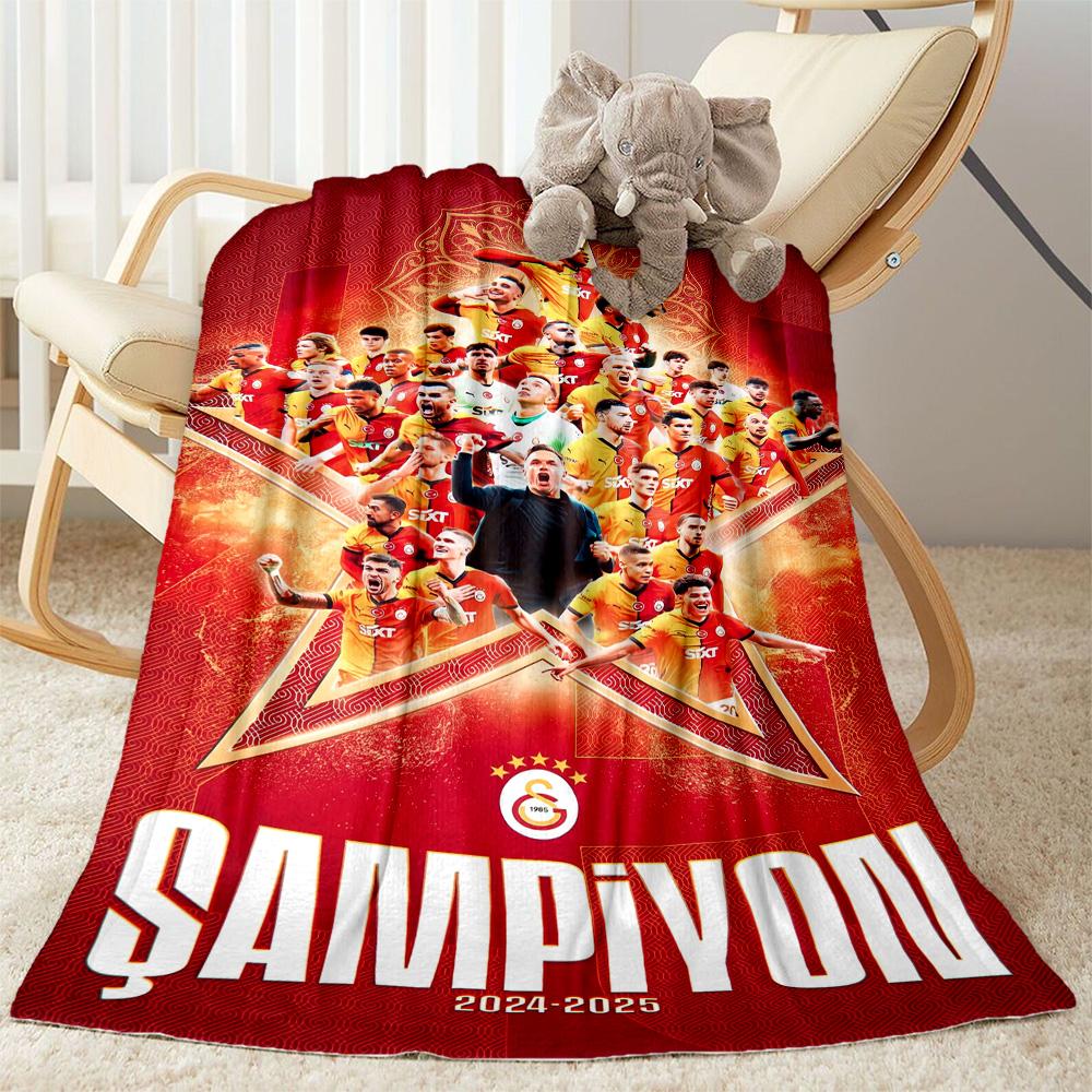 Galatasaray 333 Blanket Soft Warm Cozy Perfect for Seaside Bed Office Four Seasons Universal Digital Print Birthday Christmas Gift Blanket