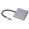 3-в-1 USB-C концентратор, подходит для AR-очков XREAL One, многопортовый адаптер, док-станция, поддержка быстрой зарядки PD 100 Вт, 4K 60 Гц