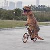 Надувной костюм тираннозавра T-rex Костюм динозавра для ребенка, подростка, взрослого Ролевые игры Маскарадный костюм на Хэллоуин Костюм талисмана для вечеринки