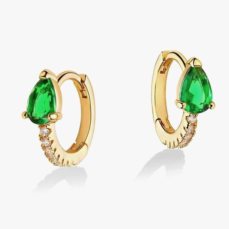 Diamond Drop-Shaped Ear Buckle Fashion High-End Super Girl Earrings Jewelry for Women
