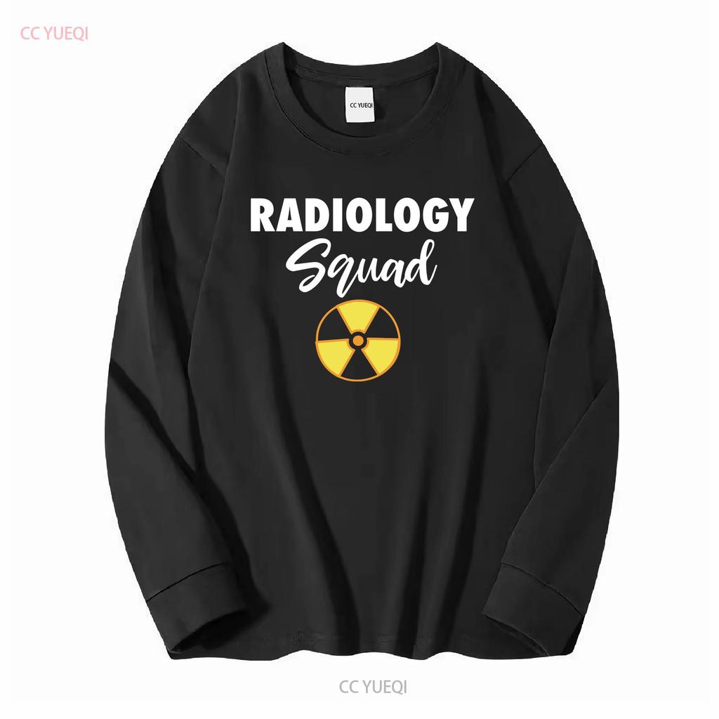 Футболка с принтом Radiology Squad RadiologisT, рентгенолаборант, выпускник радиологии, с длинным или коротким рукавом, винтажная, стираная, для повседневной носки