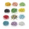 Crystal Glass Craft Tiles In a Small 0.8 X 0.8 Cm Square Format for Frame Trim, Art Boards, and DIY Layout Use