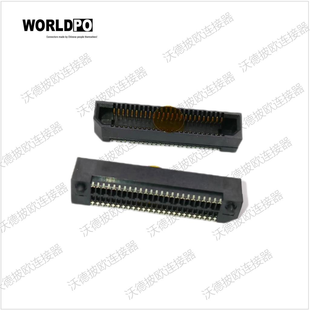 ERF8-025 50-Pin Female Connector, 2 Rows, 7/10mm Mating Height