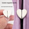 Heart-shaped Curtain Magnetic Fasteners Strong Magnets for Curtain Closure and Anti-light Leakage