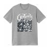 Gothic Death Metal Obituary Band Skull Pile Print Casual Streetwear T Shirt vintage Washed Slightly Versatile graphic Stylish