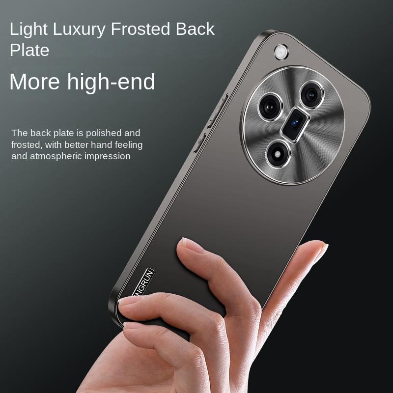 For OPPO Find X7 X7 Ultra electroplated metallic matte camera full protection shockproof phone case