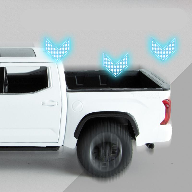 1/24 Toyota Tundra Сплав Пикап Модель Машины Литой и Игрушечный Металлический Внедорожник Модель Машины Звук и Свет Коллекция Детская Игрушка Подарок