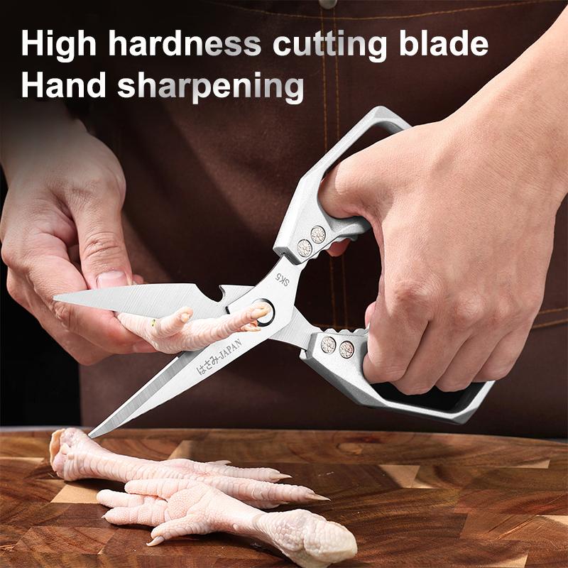Многофункциональные Прочные Кухонные Ножницы Высокой Твердости и Остроты Из Нержавеющей Стали Для Нарезки Курицы, Рыбы, Утки