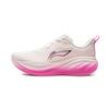 Li Ning Повседневные 2 Амортизирующие Скользкие Устойчивые к истиранию Дышащие Низкие Беговые Кроссовки Женские Белый Розовый ARSW040-4