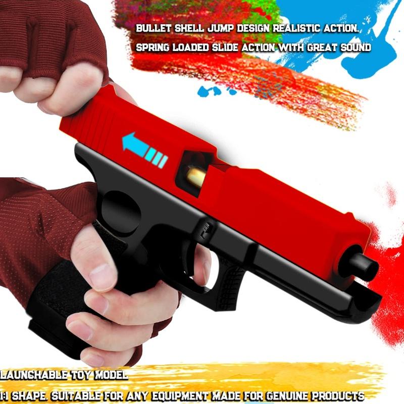 2022 New Soft Bullet Gun Toy Gun Can Fire Model Pistol Toy