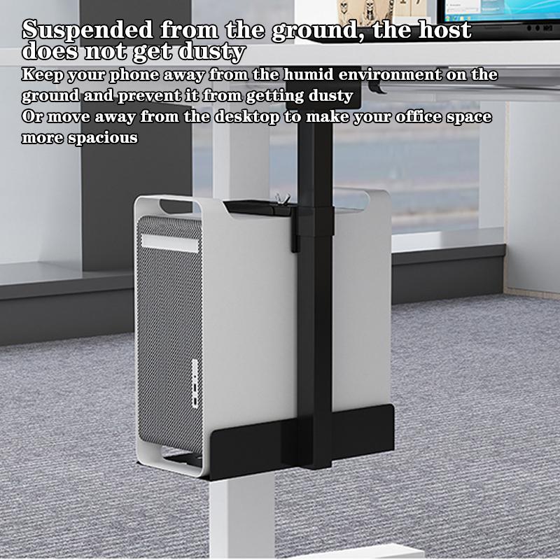 Универсальный держатель корпуса ПК под столешницей, боковая подставка для процессора, регулируемый подъемник, вешалка для мэйнфрейма, подставка для хост-бокса, кронштейн для стойки