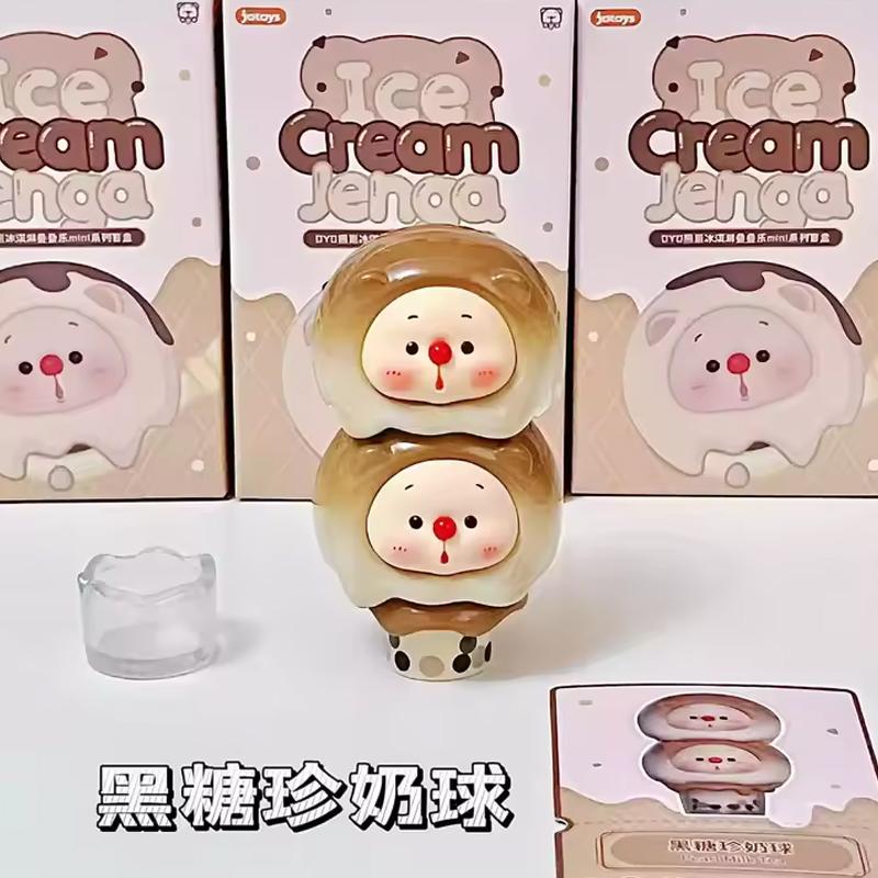 Oyo Bear Cub Ice Cream Series Anniversary Stackable Blind Box Trendy Mini Doll Gift Garage Kit Ornament Kids Gift Toy