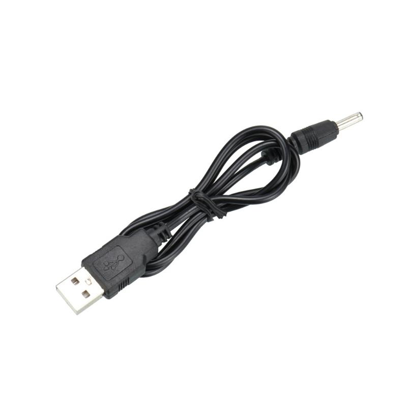 Durability PVC Insulated DC5V Power Cord with 2A Current USB to DC3.5x1.35mm Charging Cable for Home and Travel Use