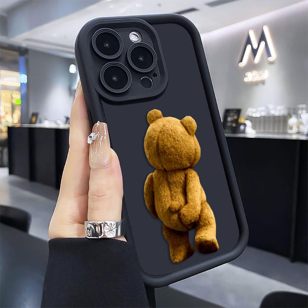 Мультяшная накладка с Т-Мишкой для телефона Infinix HOT 10 20 30 30I 40 40I 50 NOTE 12 ZERO 30 40 50 50S 50X GT 10 20 30 Чехол из ТПУ