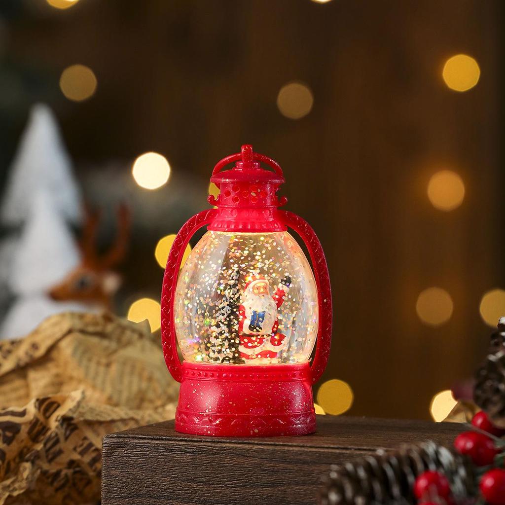 Christmas Glow Snowfall Horse Lantern - Handheld Window Ornament & Gift for Kids