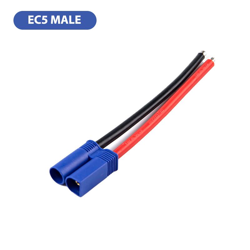EC2/EC3/EC5 Male Female Connector Pigtail Cable Silicone Wire RC Lipo Battery Wholesale