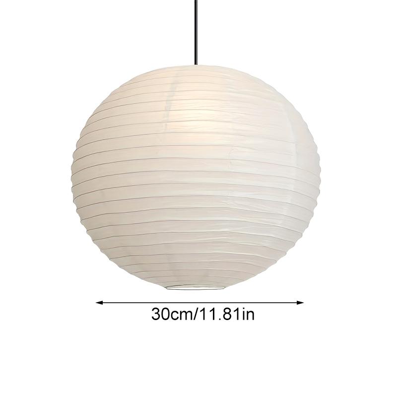 1PC Round Rice Paper Japanese Paper Art Lampshade Lantern Ball Spherical Lampshade Artistic 30/40cm
