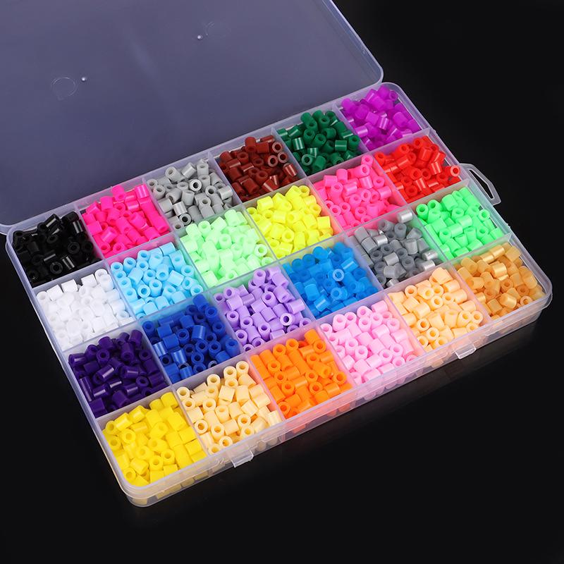 24 цвета, 5 мм, бусины Хама, игрушечные бусины-предохранители для детей, 3D-игрушки ручной работы своими руками