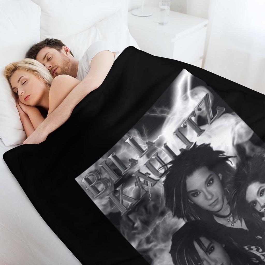 Плед Bill Kaulitz 1, модный, милый, большой, забавный, подарок.