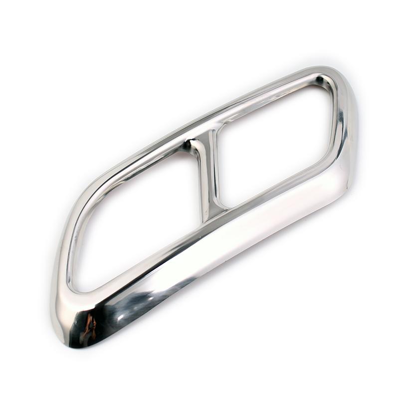 2 шт. Автомобильный глушитель выхлопной трубы, задняя крышка, накладка, внешние аксессуары из нержавеющей стали для Volvo S90 V90 2016-2018 S60