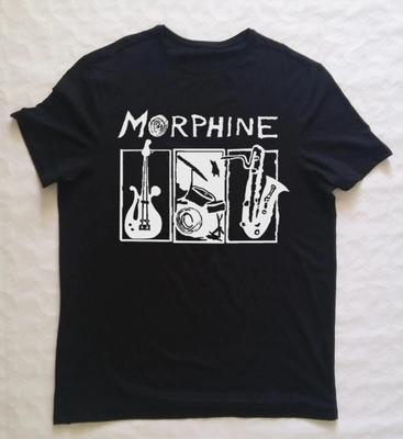 НОВЫЙ Футболка Morphine Band Cure for Pain Хлопок Черный S-5XL Для фанатов TT688 Унисекс Футболка