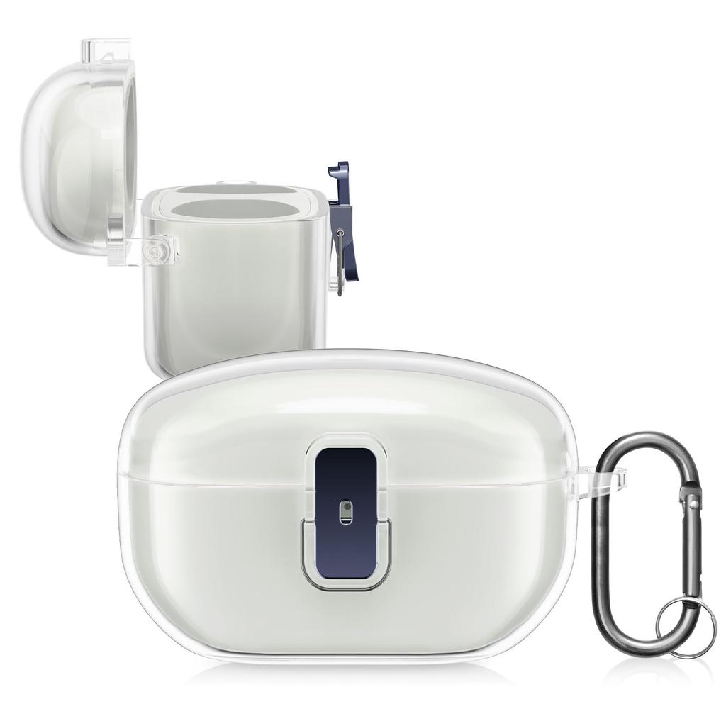 kwmobile Earphone Case Protective Cover Compatible with Sony Charging Compatible Transparent WF-1000XM5 -