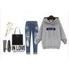 Hooded Sweater Women's Loose Long Sleeve Pullover