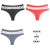 TERMEZY 3Pcs/Set Hollow Out G-String Seamless Sexy Panties Women  Elasticity Underwear Temptation Middle-waist Panty