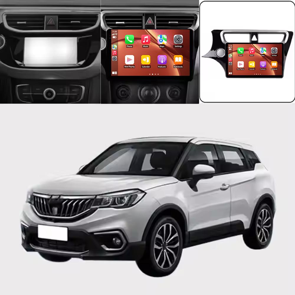 Автомобильное радио Android для Brilliance V3 2015 - 2017 Навигация GPS Android Auto Экран Carplay Видео Bluetooth 2din BT 5G Wifi