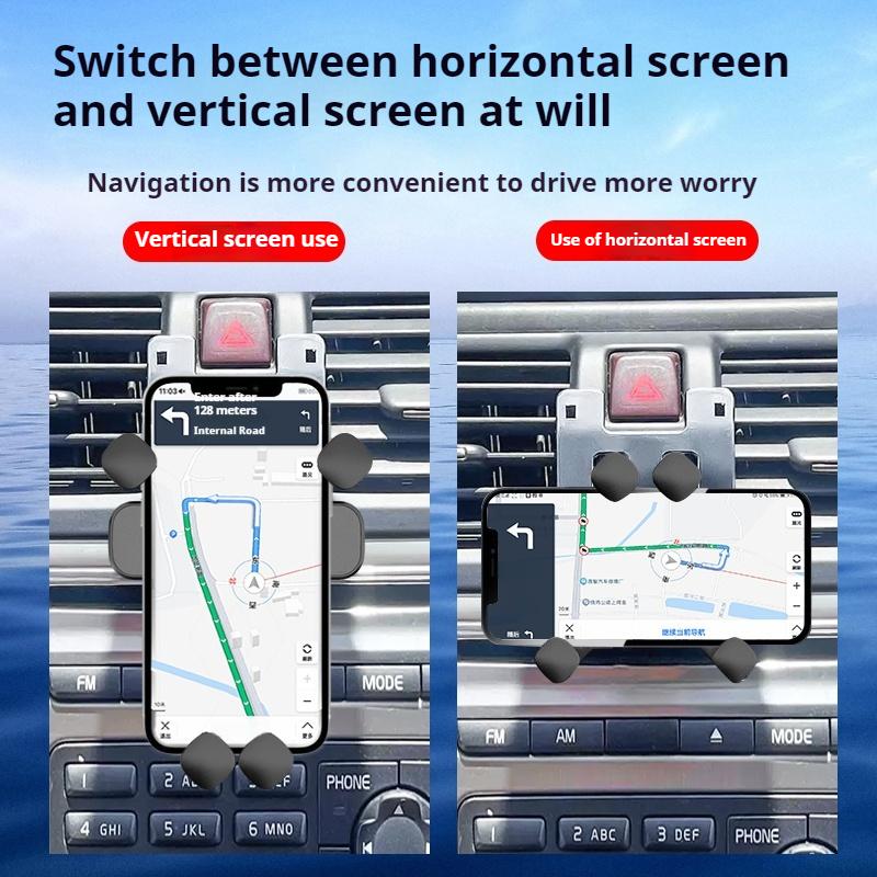 For Volkswagen Tiguan 2017-2022 Car Mobile Phone Holder Adjustable GPS Gravity Navigation Bracket Horizontally Accessories