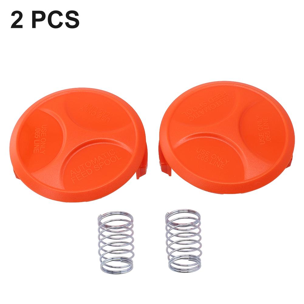 2 шт. Крышка катушки с леской для триммера 385022-03 Для Black & Decker GH400 GL4525 GL5028 GLC120 GLC13 GLC14 GLC1423 GLC1823L GLC1825